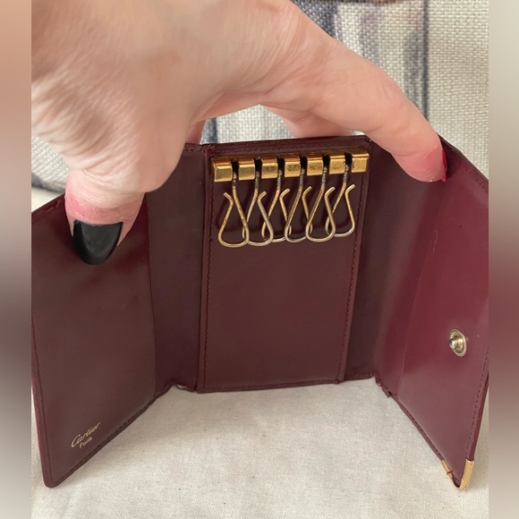 MUST DE CARTIER PARIS SMALL LEATHER GOODS, 6-KEY KEY RING⭐️Always Authentic - Picture 10 of 16